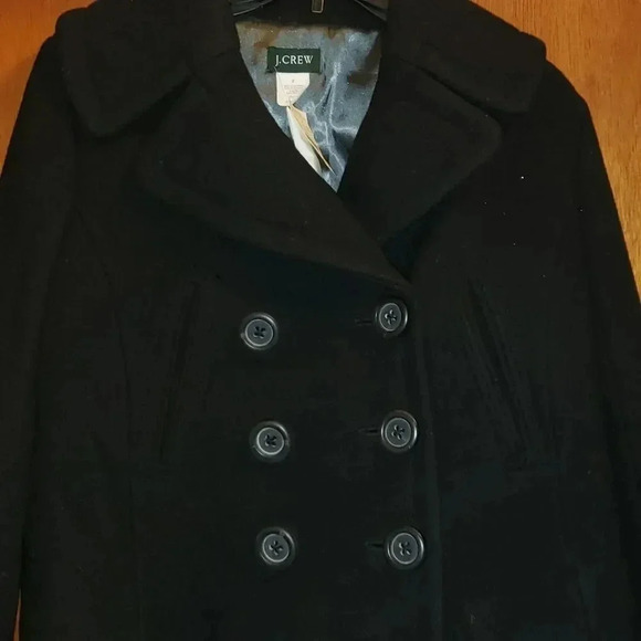 J CREW Ladies black winter coat - Picture 1 of 14